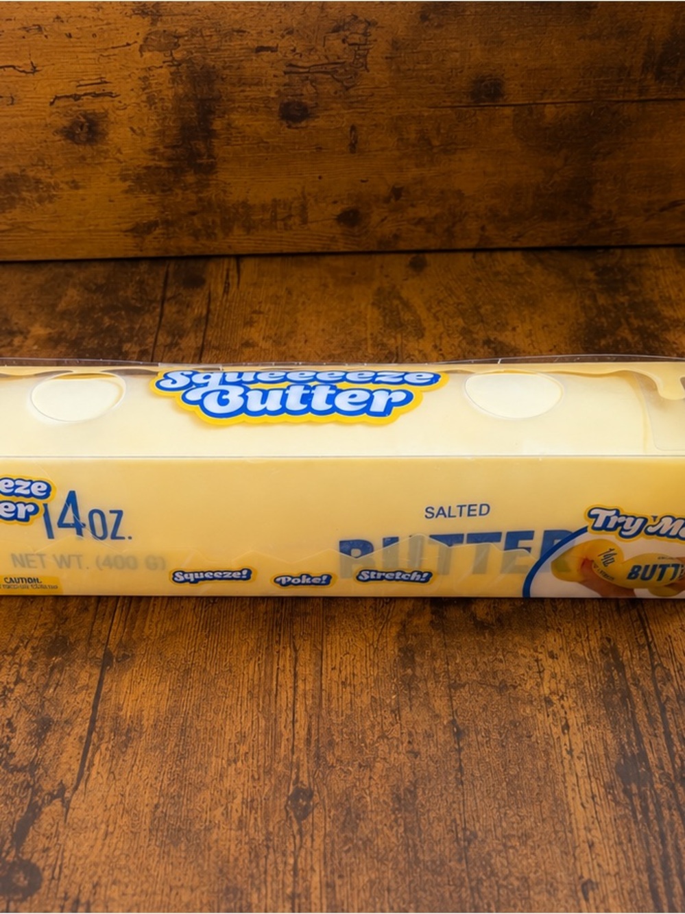 Toymendous Squeeze Butter Jumbo Salted Butter Squishy 14 oz